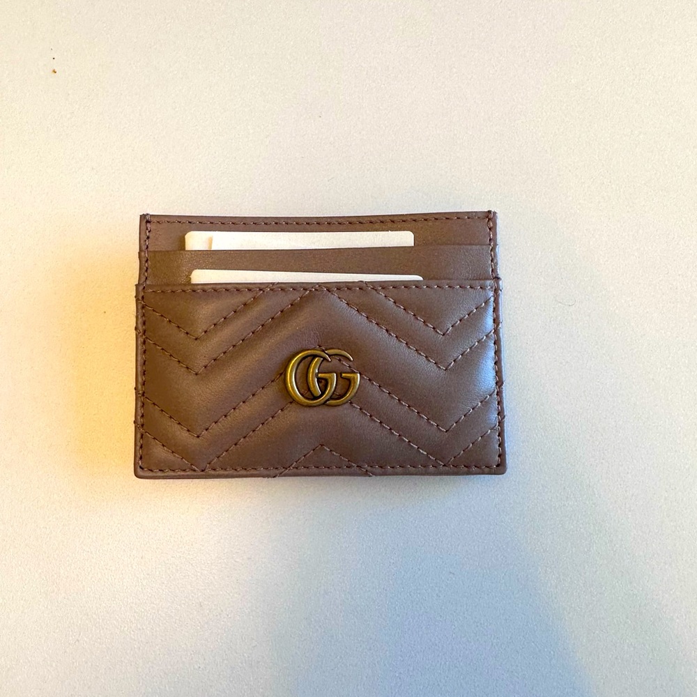 Never used Gucci card case.